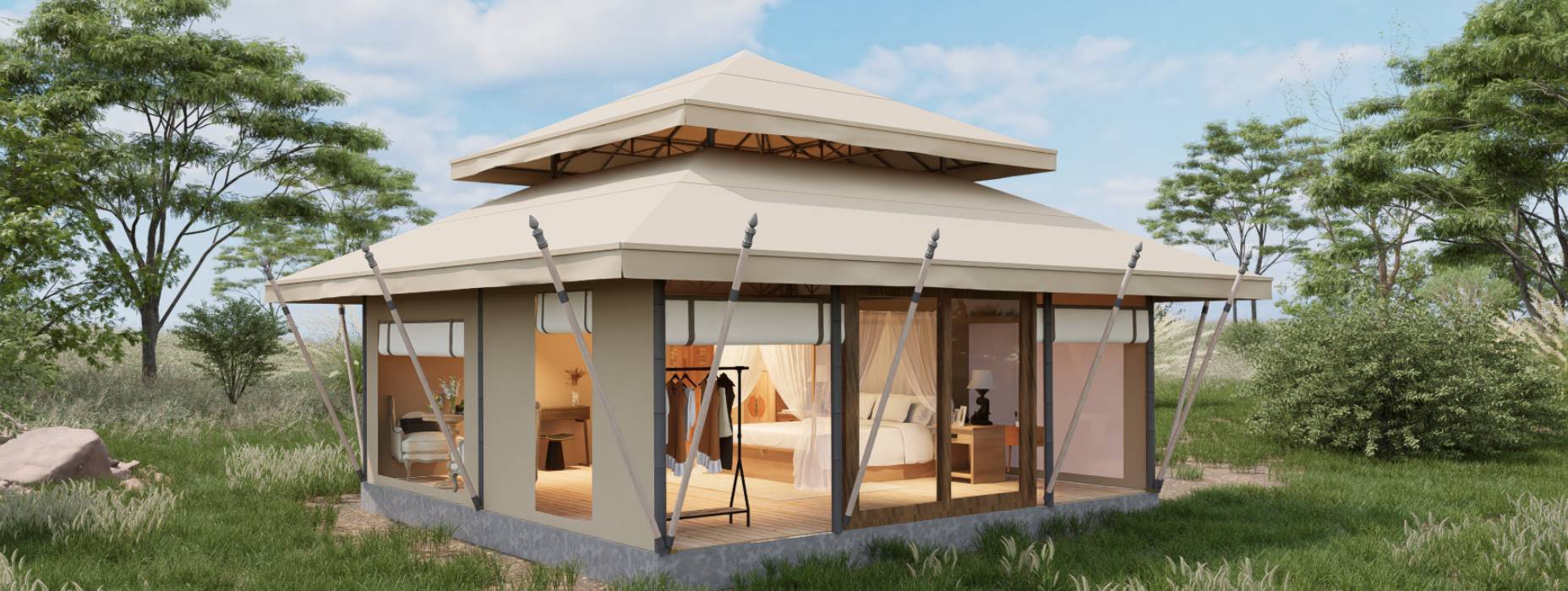 文圣区户外野奢帐篷